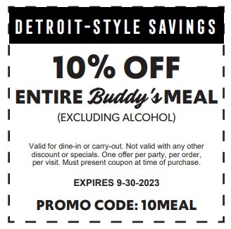 10 Off Buddy 39 s Pizza Coupons Promo Codes Deals Sep 2023 