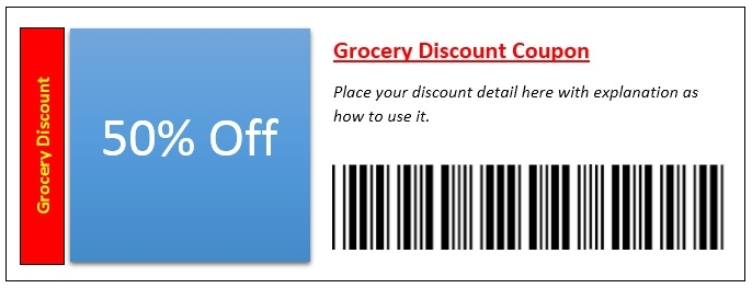 12 Free Grocery Coupon Templates Printable Samples