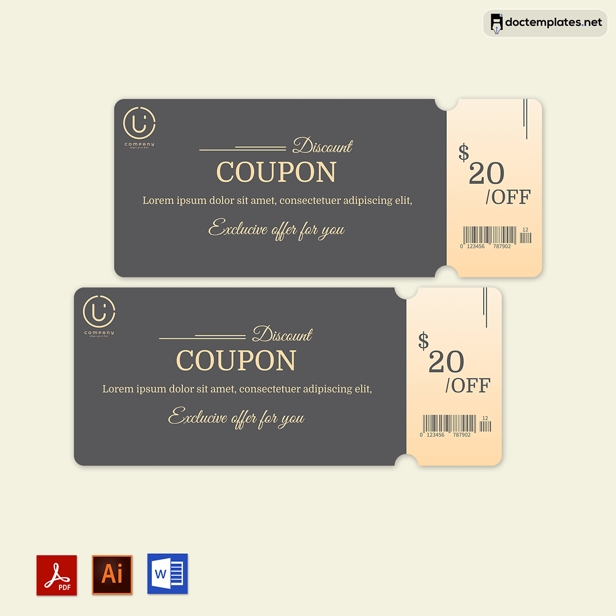 12 Printable Gift Coupon Templates Editable