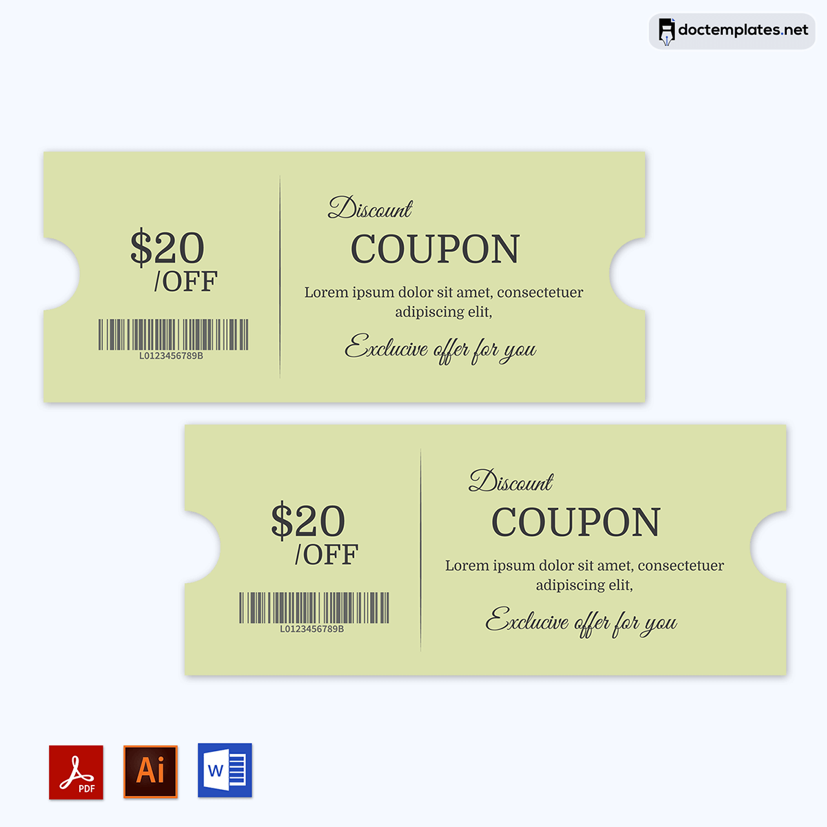 12 Printable Gift Coupon Templates Editable