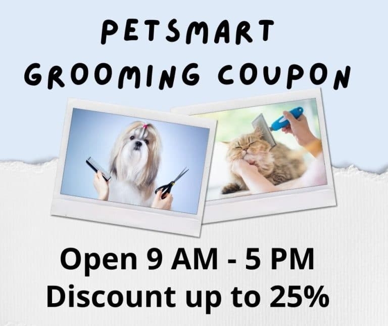 25 OFF Petsmart Grooming Coupon May 2025