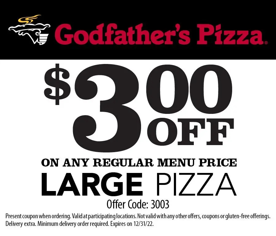  4 Off Godfather 39 s Pizza Coupons Promo Codes Deals Nov 2022 