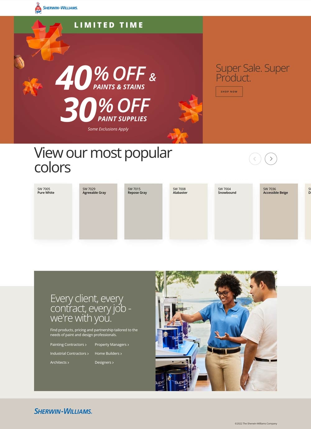 40 Off Paints Stains At Sherwin Williams sherwinwilliams The 