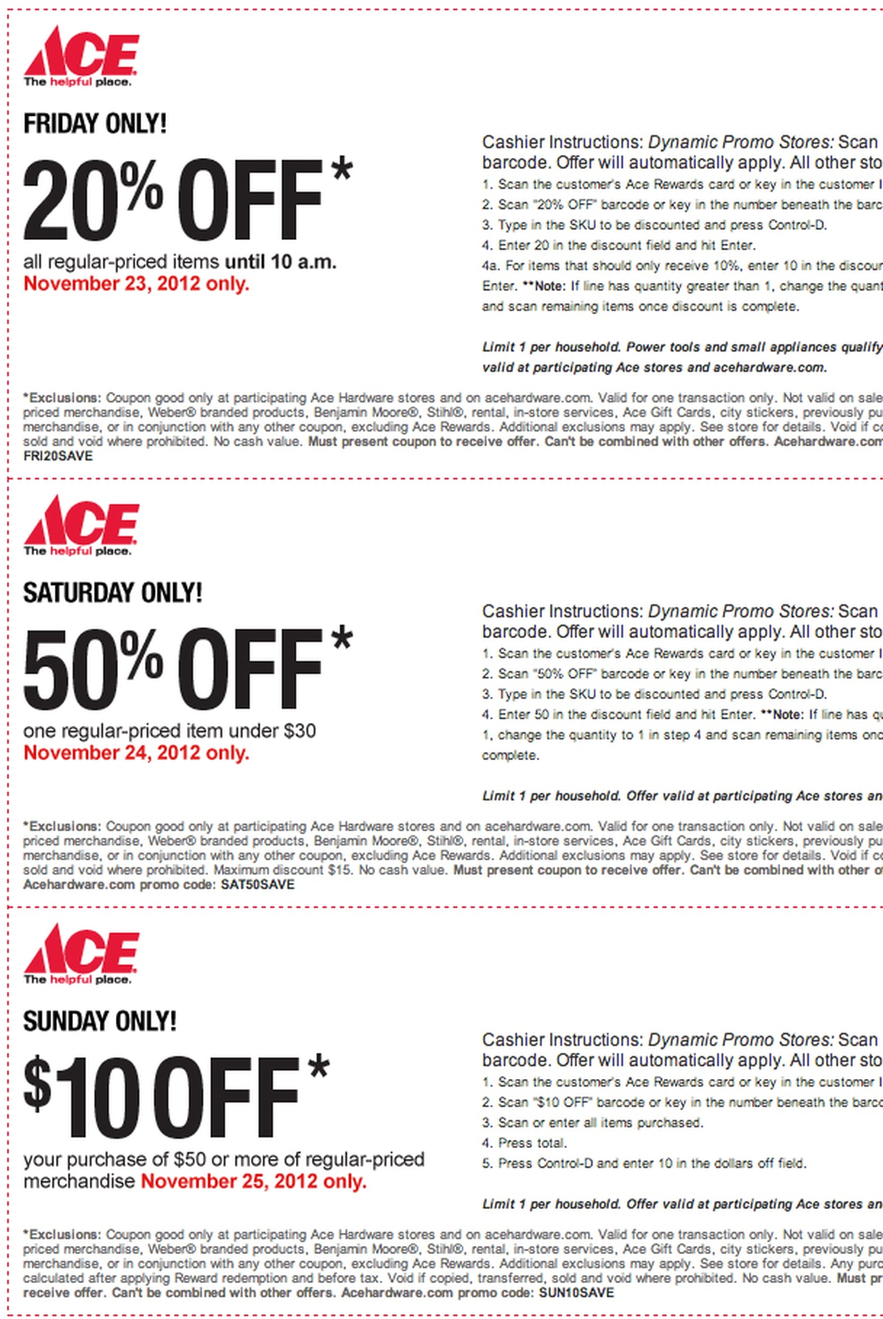 Ace Hardware Coupons Printable