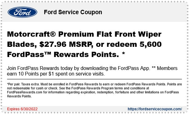 All Coupons Ford Service Coupon