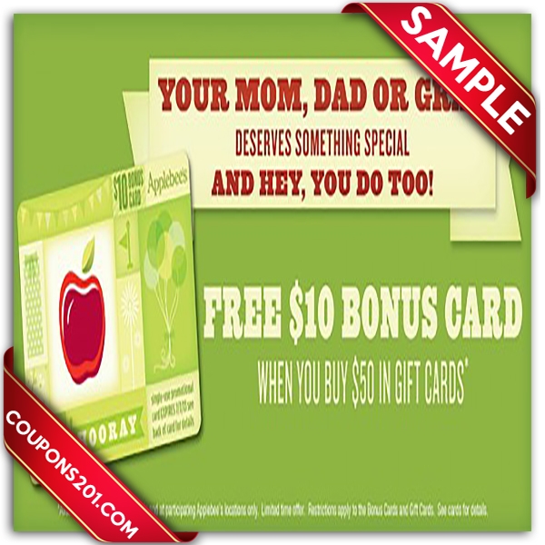 Applebees Coupons Printable June 2015
