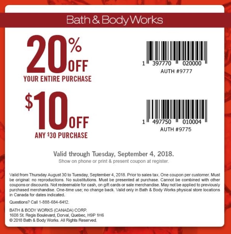 Bath And Body Works 20 Off Code 2025 Printable Maria Farmer