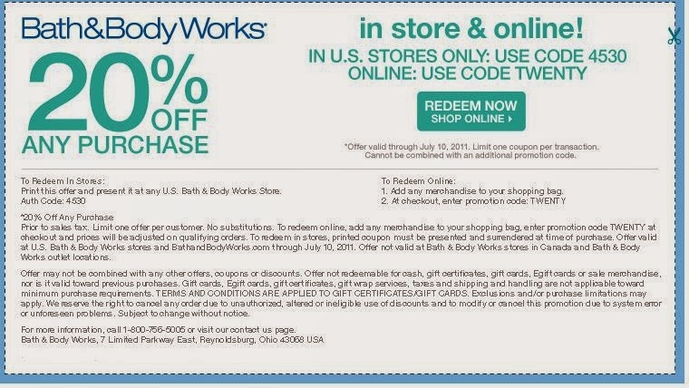Bath And Body Works Printable Coupons May 2018 Coupons Printable 2018