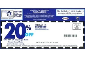 Bed Bath and Beyond Printable Coupon Chief Marketer