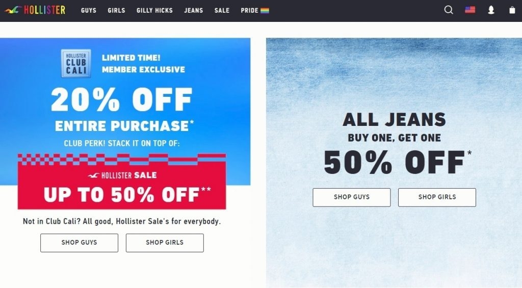 Best Hollister Coupons Promo Codes