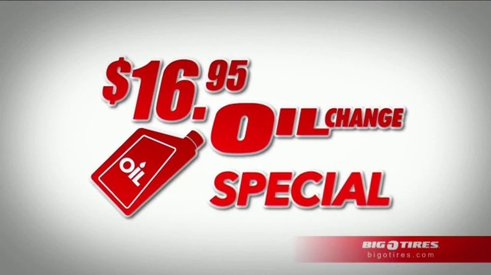 Big O Tires 16 95 Oil Change Special TV Commercial 39 That 39 s Big 