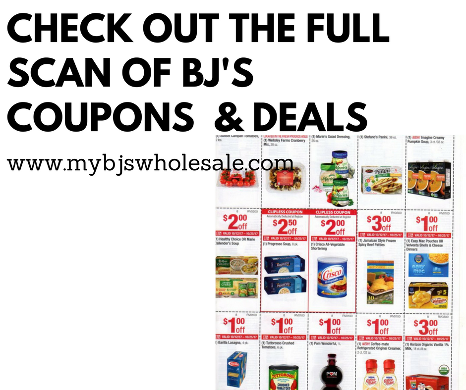 Bj 39 s Coupons Printable