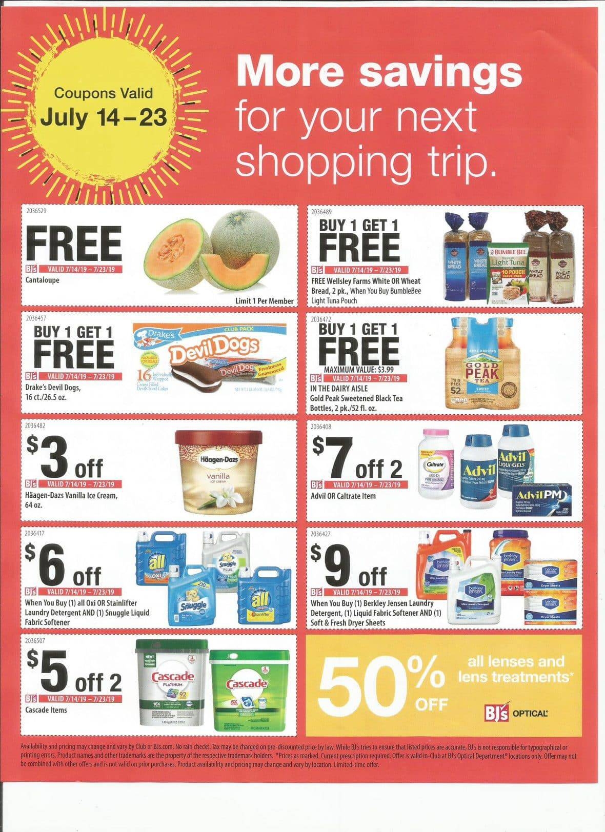 Bj 39 s Coupons Printable