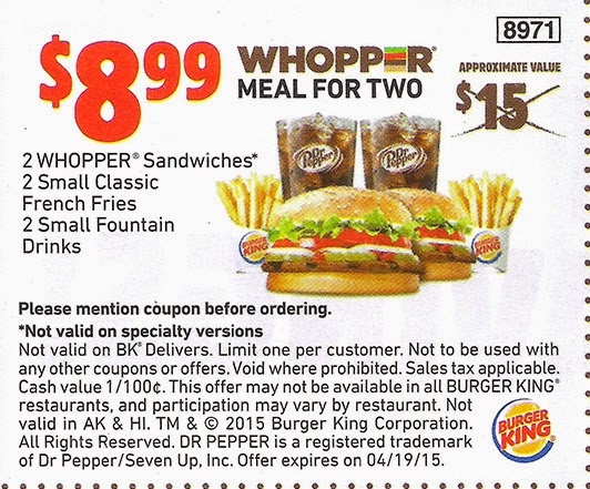 Bk Printable Coupons