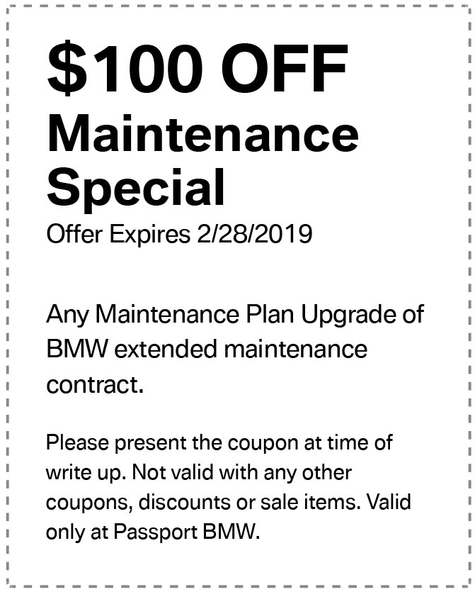 Bmw Service Coupons Printable