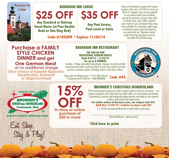 Bronner 39 s 15 Off Printable Coupon Printable Templates