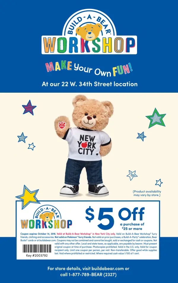Build A Bear Coupon 2024 Printable Gussi Katinka