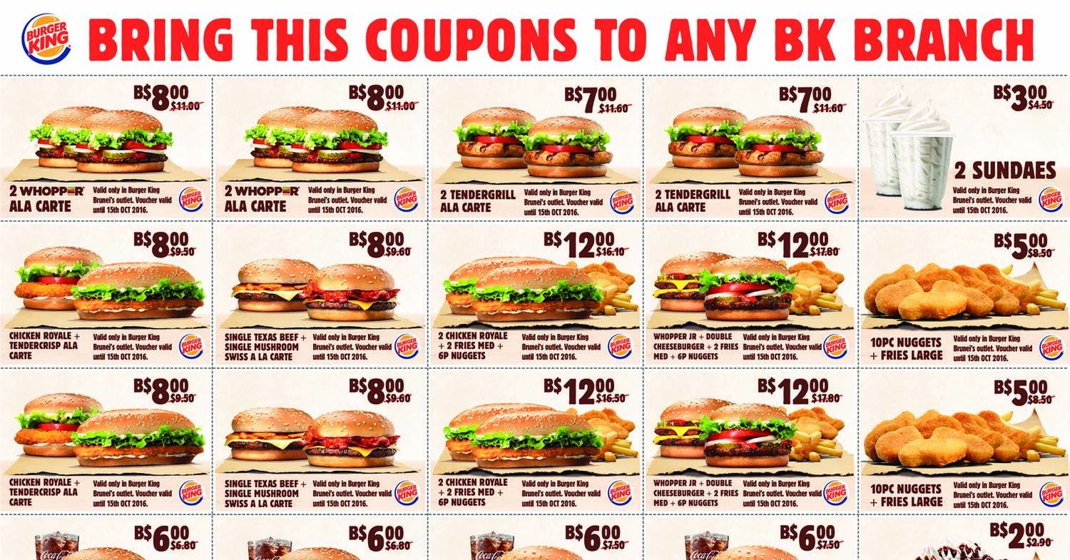 Burger King Coupons Printable Pdf 2025 Sarah B Olesen