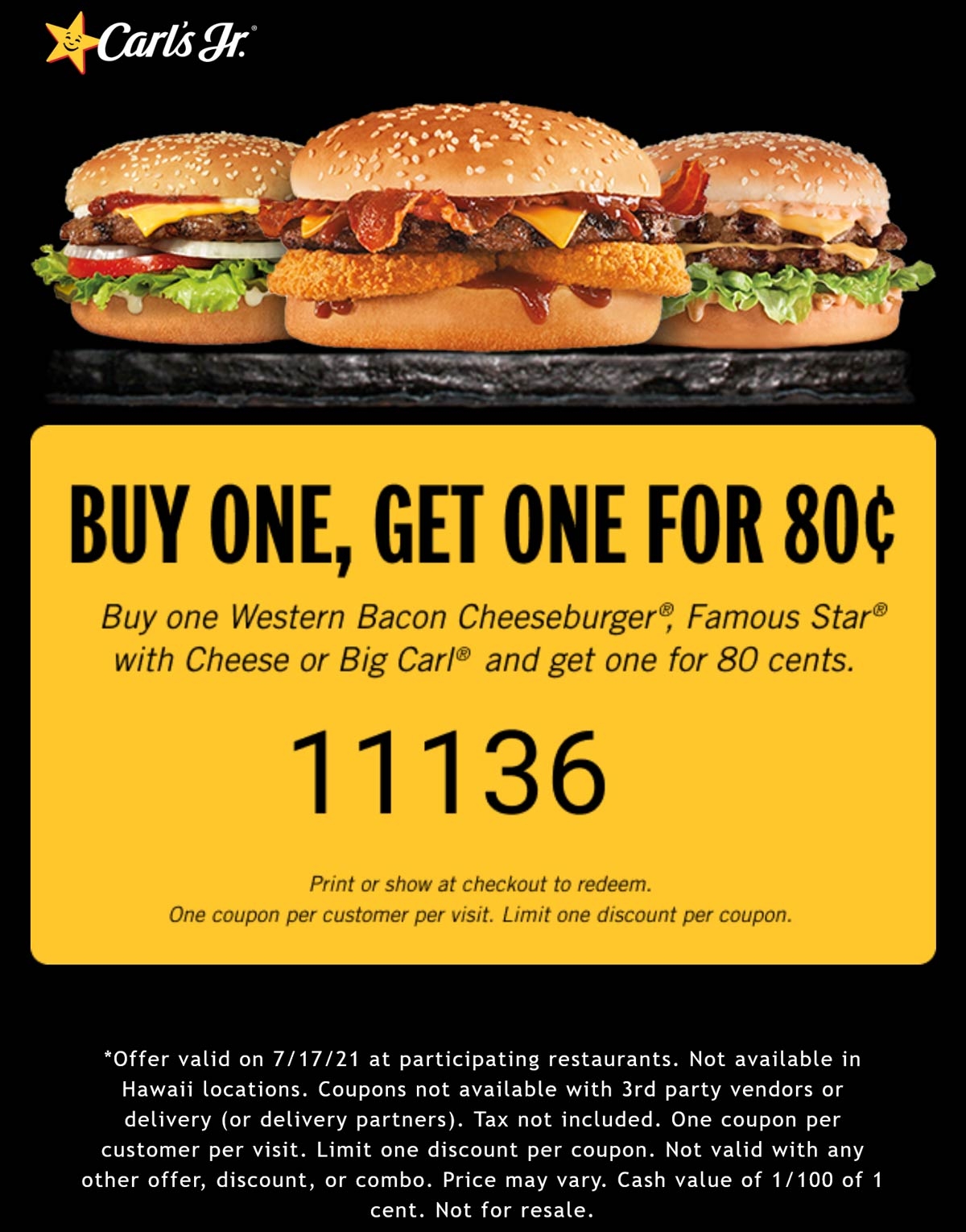 Carls Jr Coupons 2025 Printable Layne Vanessa