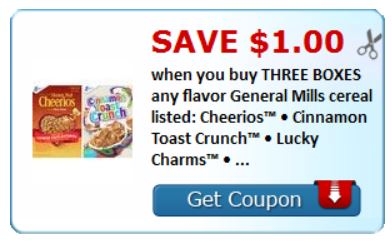 Cereal Savings Galore General Mills Printable Coupons