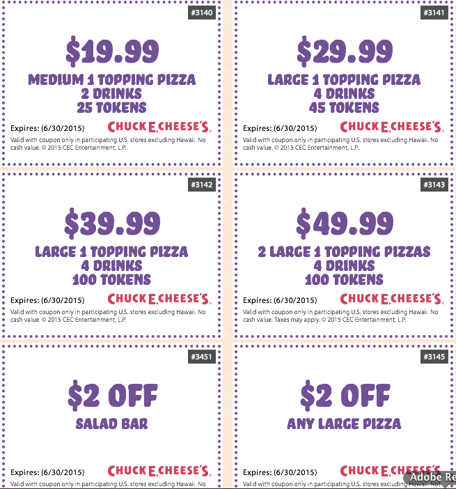 Chuck E Cheese Coupons 2022 Printable Nbkomputer Jethro Jeff