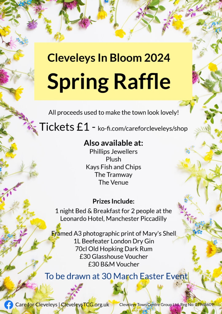 Cleveleys In Bloom Spring Raffle 2024 Now Closed Cleveleys 