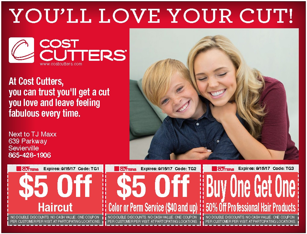 Cost Cutters Printable Coupons Bobby L Williams