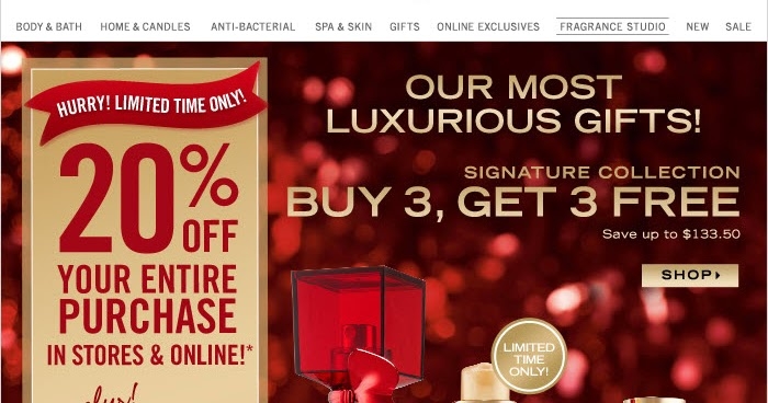 Coupon Bath Body Works 20 Off Entire Purchase girlythingsby e 