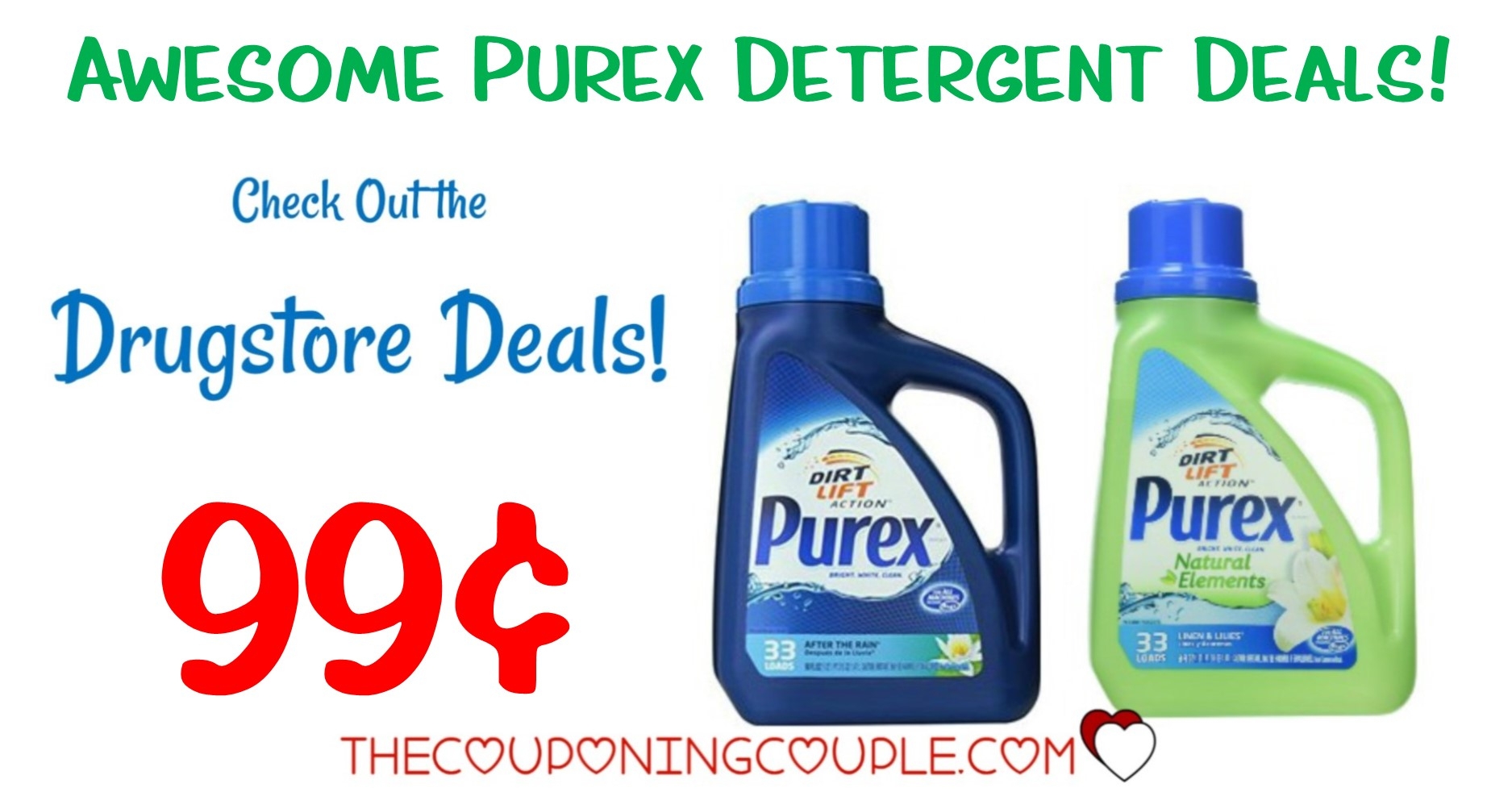 Coupon Reset Purex Laundry Detergent Only 2 00 At Walgreens Free 