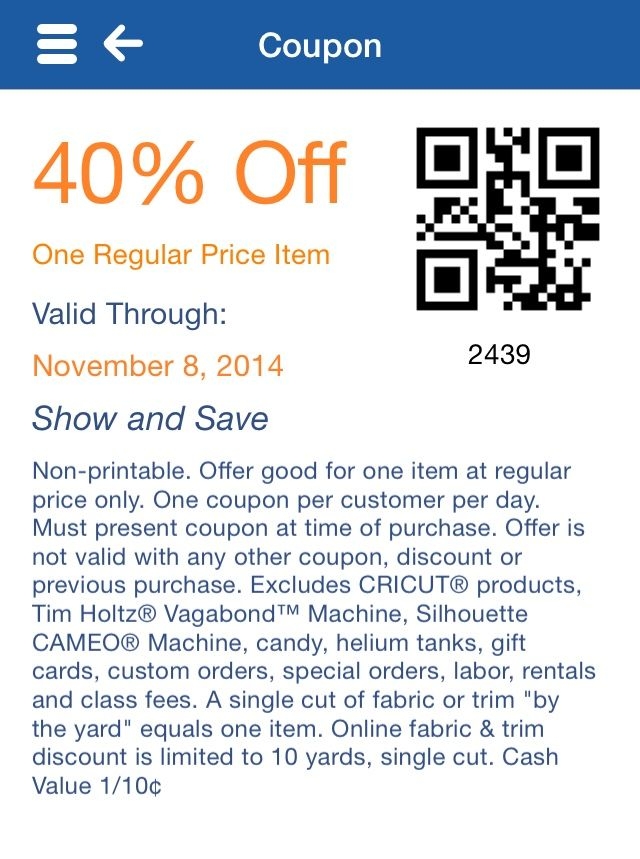 Coupons For Hobby Lobby Printable