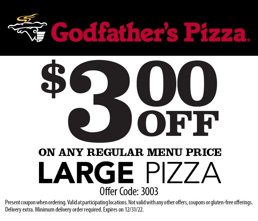 Coupons Godfather 39 s Pizza