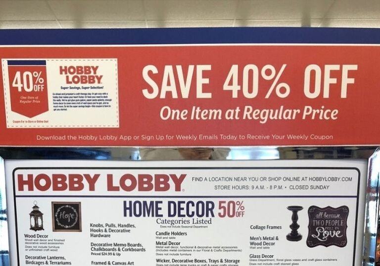 Coupons Hobby Lobby 2024 Liva Bellina