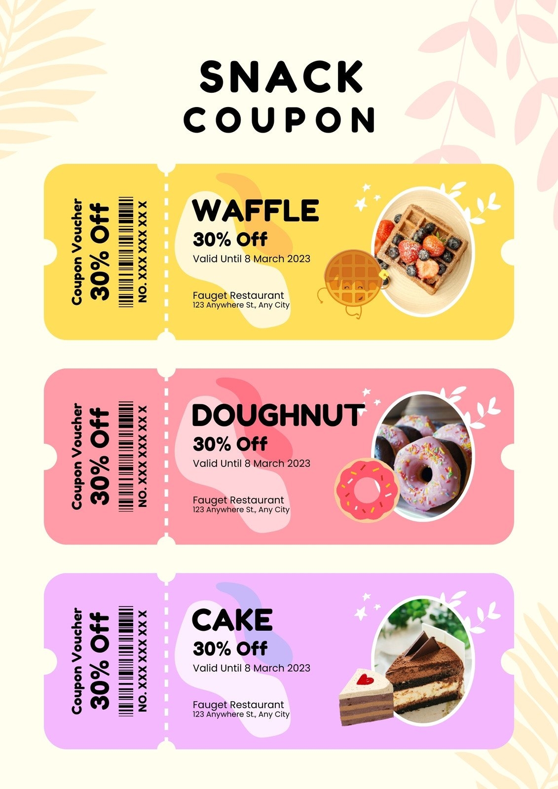 Customize 309 Food Coupon Templates Online Canva Worksheets Library