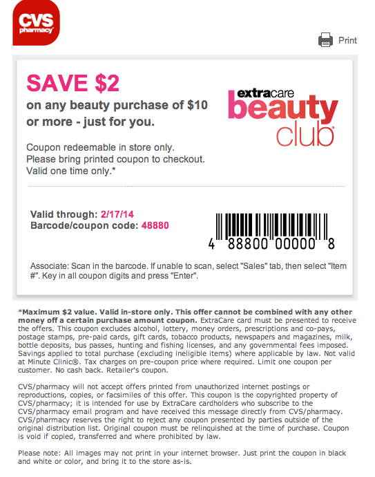 Cvs Coupon Printable