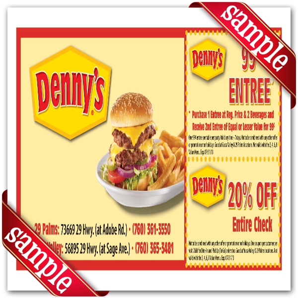 Denny 39 s Coupon Printable December 2016 Save Avg Of 5