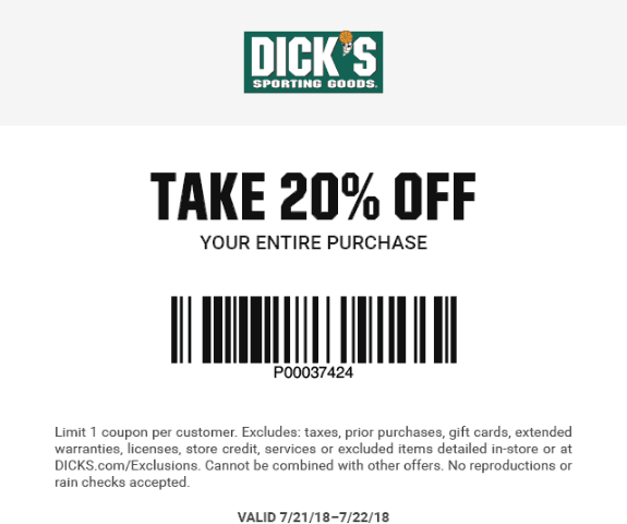 Dicks April 2021 Coupons And Promo Codes 