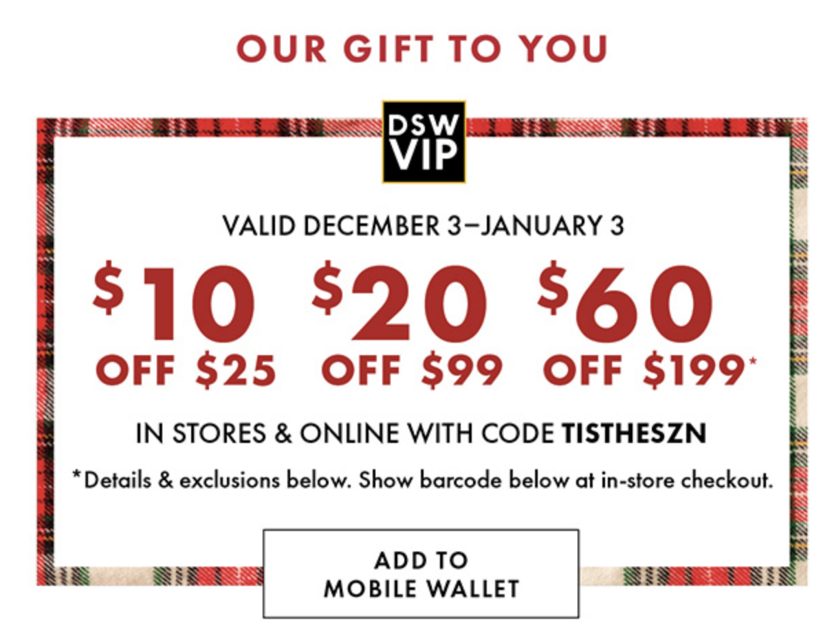 Dsw Coupon Printable