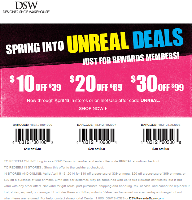 Dsw Printable Coupon 2017 Terrebook