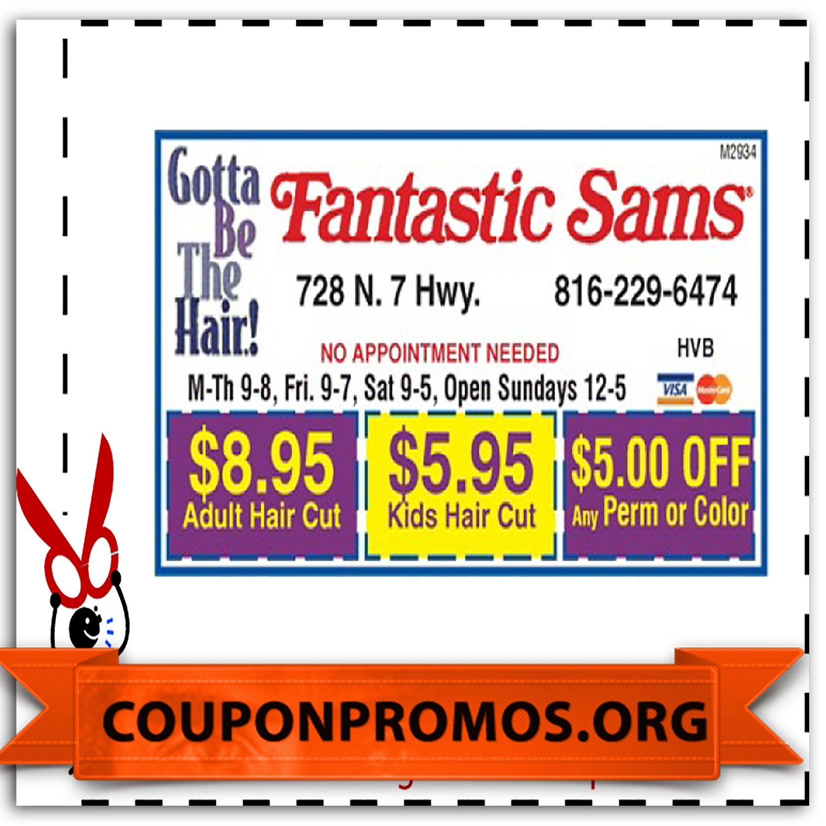 Fantastic Sams Haircut Coupons Printable 2023