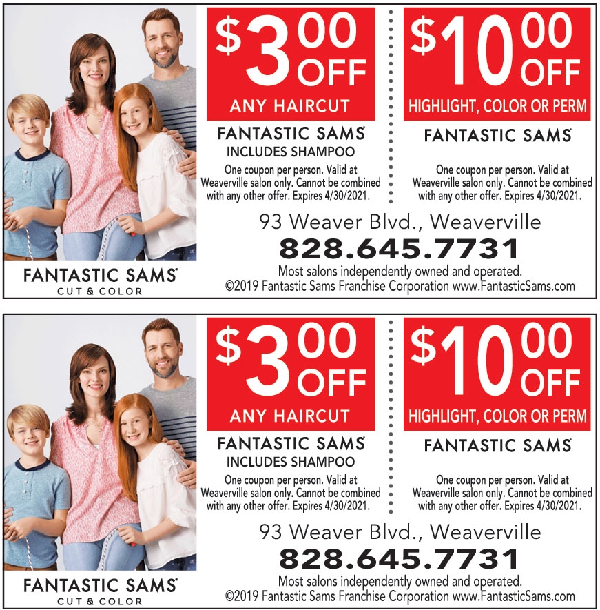 Fantastic Sams Printable Coupon