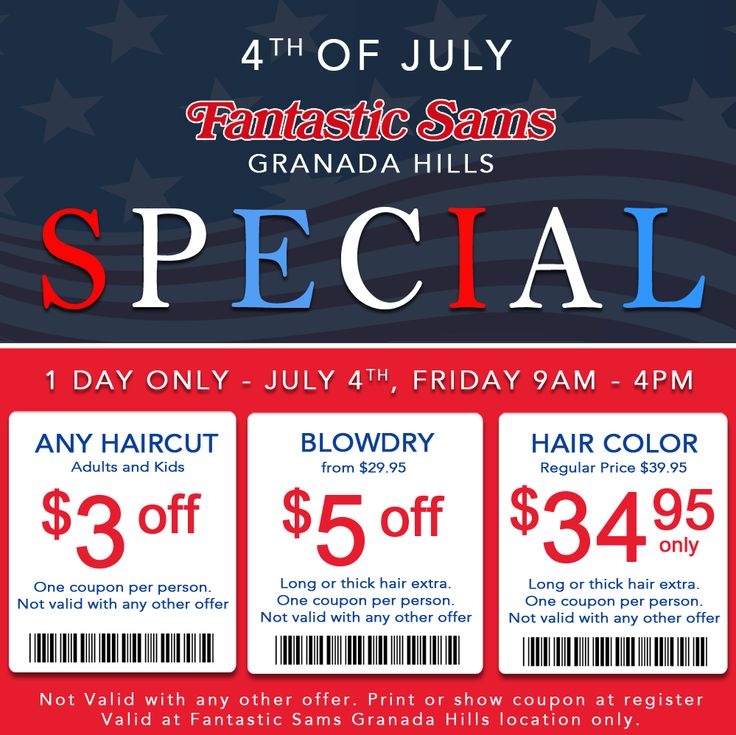 Fantastic Sams Printable Coupon