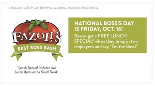 Fazolis Printable Coupons May 2018 Info Coupons 2018