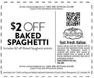 Fazolis Printable Coupons May 2018 Info Coupons 2018
