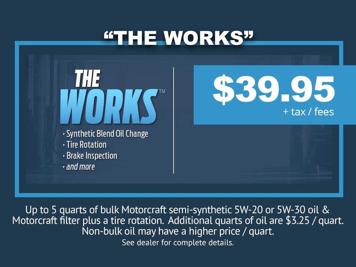 Ford The Works Printable Coupon