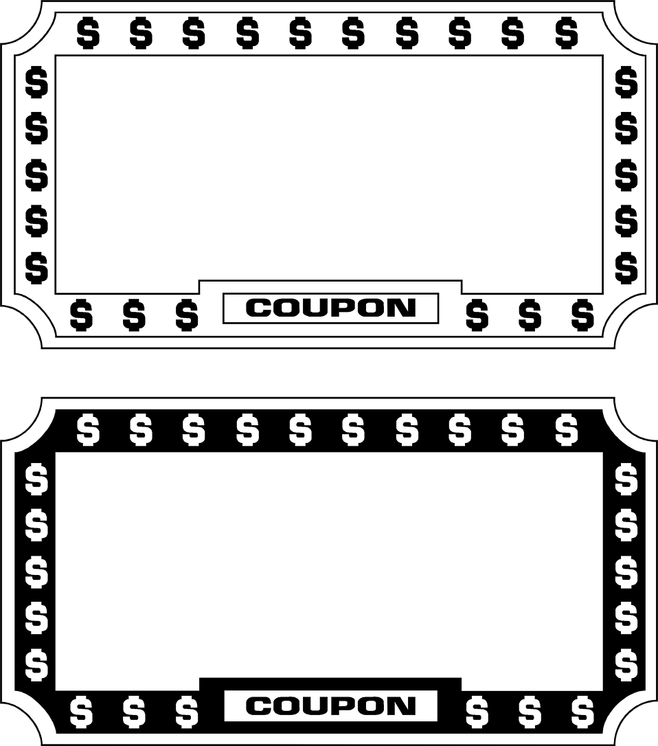 Free Blank Coupon Cliparts Download Free Blank Coupon Cliparts Png 