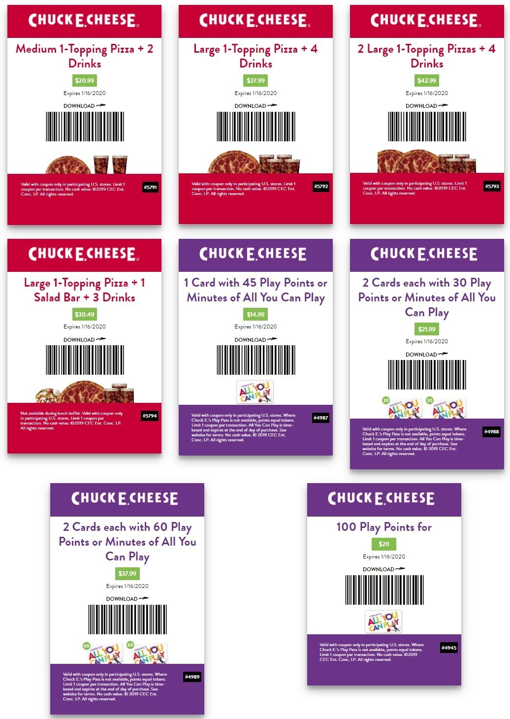 Free Chuck E Cheese Coupons 2025 Printable Janel Linette