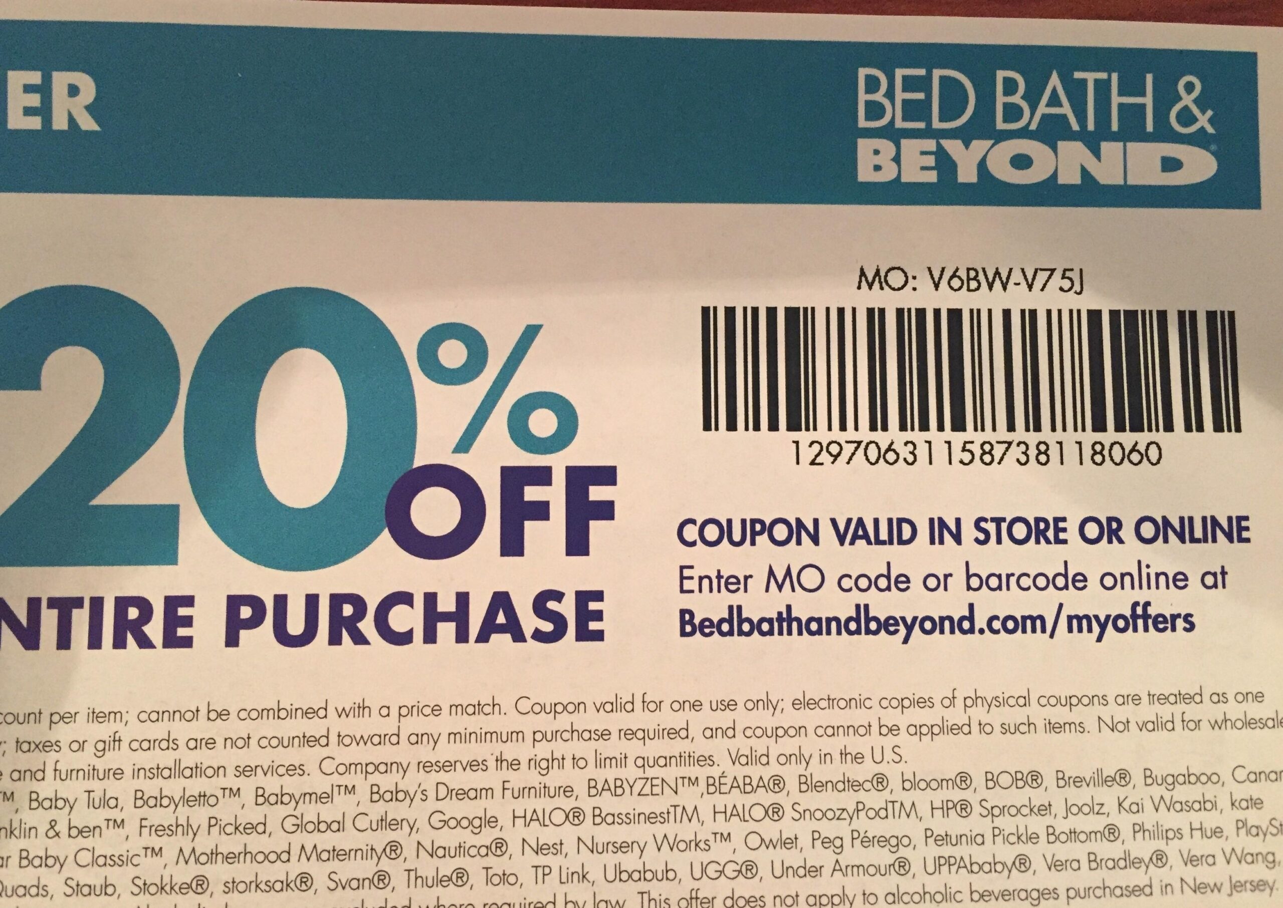 Free Printable Bed Bath And Beyond 20 Off Coupon Free Printable