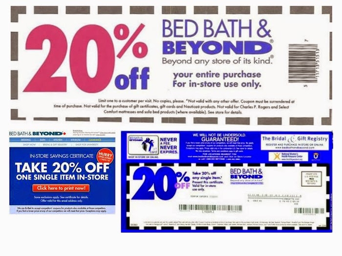 Free Printable Coupons Bed Bath And Beyond Coupons