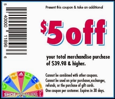 Free Printable Coupons Shoe Carnival Coupons