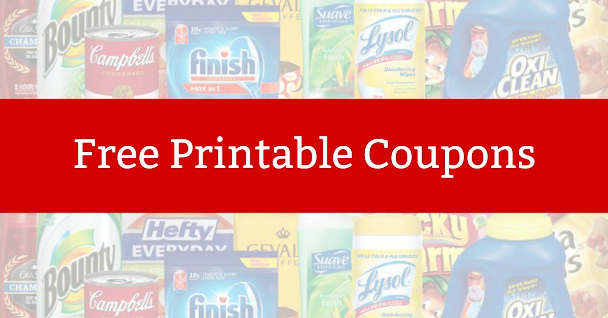 Free Printable Manufacturer Coupons May 2025
